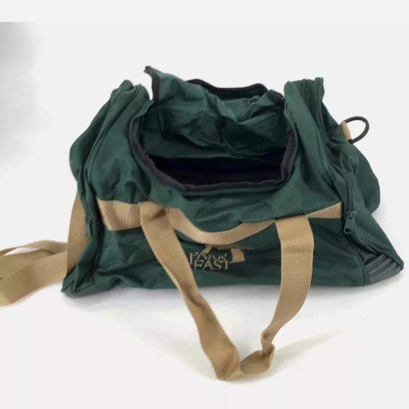 Set of new park east green tan large duffle bags - Picture 6 of 6